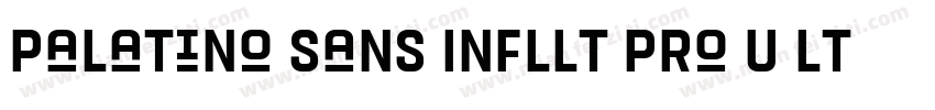 Palatino Sans InflLT Pro U Lt It字体转换